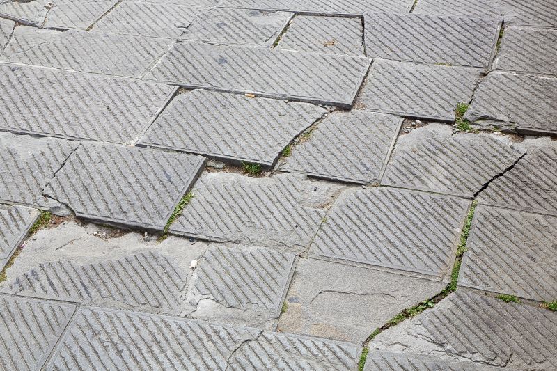 Damaged Paver Surface
